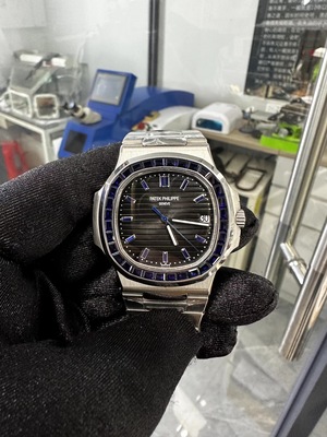 3K厂百达翡丽定制版鹦鹉螺5711隐藏款324SC一体自动机械手表男士腕表40mm