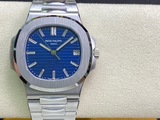 3K厂百达翡丽鹦鹉螺40周年纪念版铂金款324SC自动机械手表男士腕表蓝盘