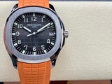 3K百达翡丽手雷系列324SC一体自动机械手表橙色胶带黑盘男士腕表